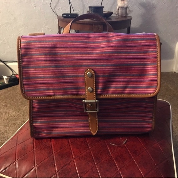 Fossil Handbags - Fossil Crossbody Canvas Bag